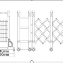 CỔNG XẾP INOX